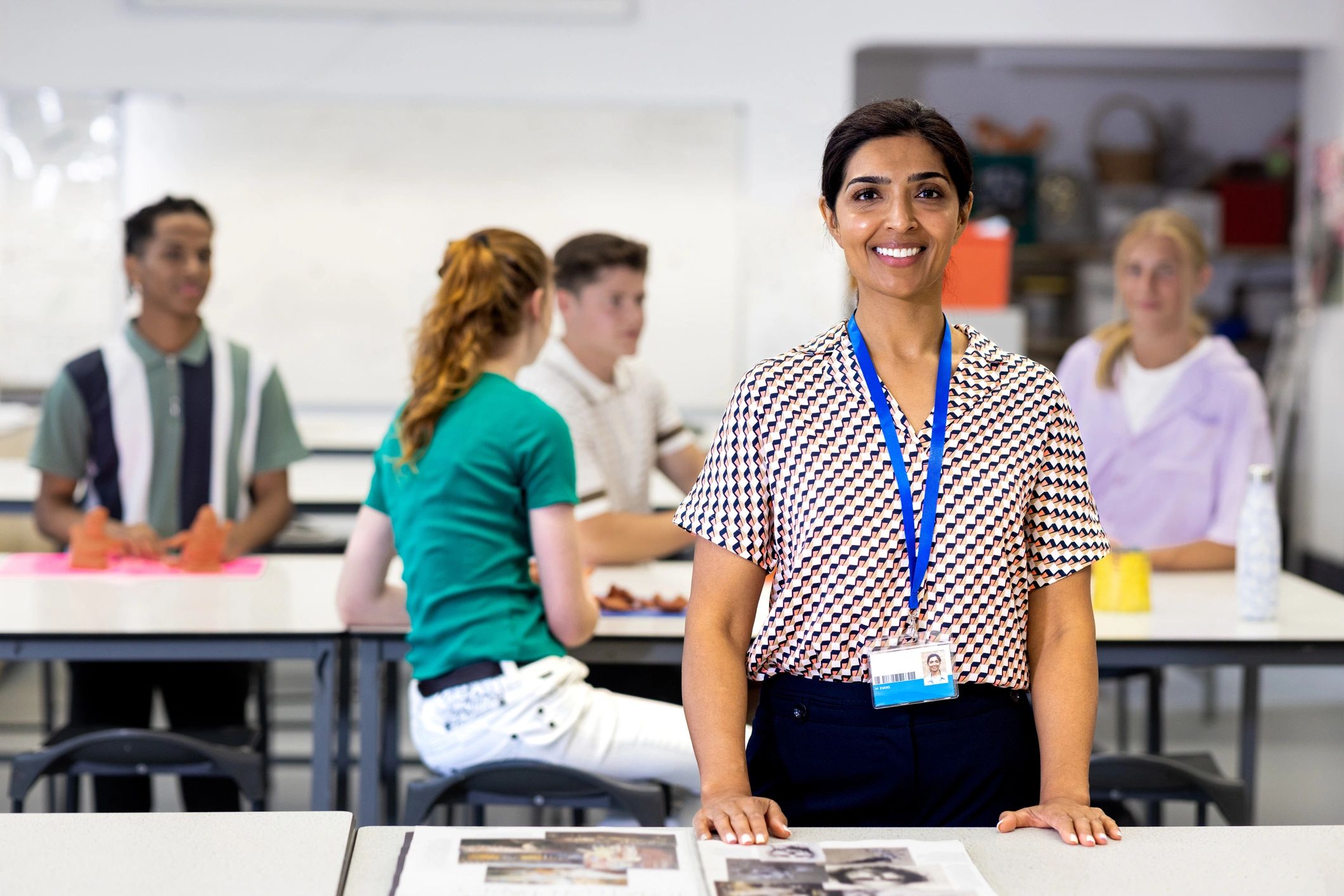 Supportive educator in a creative learning environment