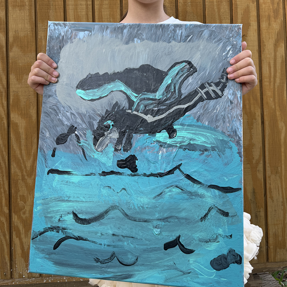 Open Canvas Project painting session photo